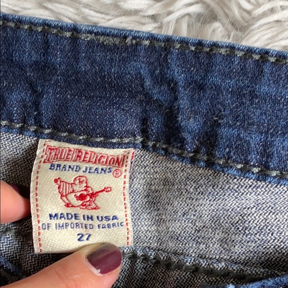 True religion disco Julie cut skinny crop size 27 - Picture 3 of 5